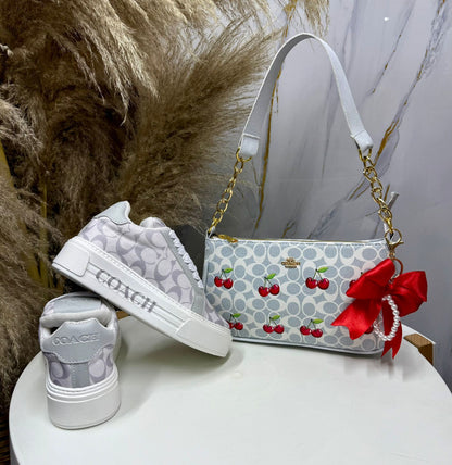Combo Tenis + Bolso Baguette Cereza
